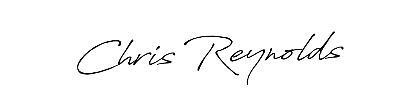 Create a beautiful signature design for name Chris Reynolds. With this signature (Antro_Vectra_Bolder) fonts, you can make a handwritten signature for free. Chris Reynolds signature style 7 images and pictures png