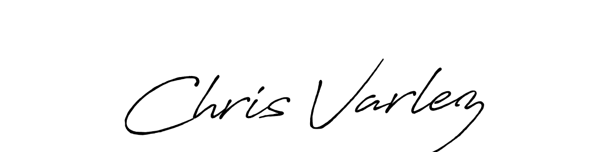 Chris Varlez stylish signature style. Best Handwritten Sign (Antro_Vectra_Bolder) for my name. Handwritten Signature Collection Ideas for my name Chris Varlez. Chris Varlez signature style 7 images and pictures png