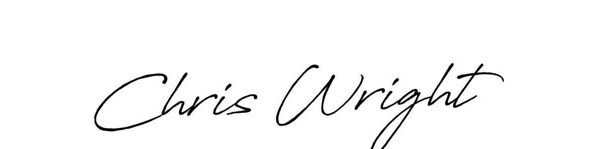 Use a signature maker to create a handwritten signature online. With this signature software, you can design (Antro_Vectra_Bolder) your own signature for name Chris Wright. Chris Wright signature style 7 images and pictures png