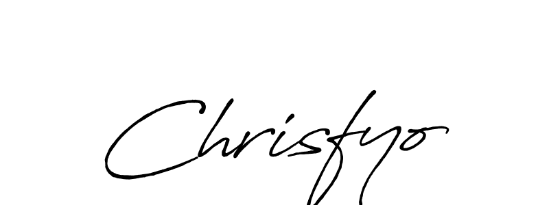 Use a signature maker to create a handwritten signature online. With this signature software, you can design (Antro_Vectra_Bolder) your own signature for name Chrisfyo. Chrisfyo signature style 7 images and pictures png
