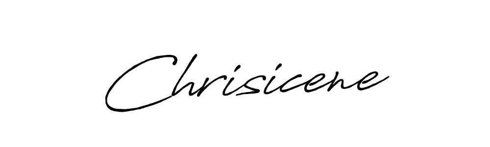 Make a beautiful signature design for name Chrisicene. With this signature (Antro_Vectra_Bolder) style, you can create a handwritten signature for free. Chrisicene signature style 7 images and pictures png