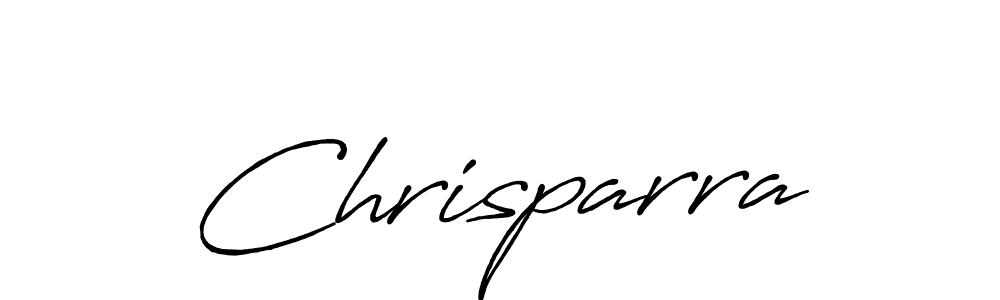 Design your own signature with our free online signature maker. With this signature software, you can create a handwritten (Antro_Vectra_Bolder) signature for name Chrisparra. Chrisparra signature style 7 images and pictures png