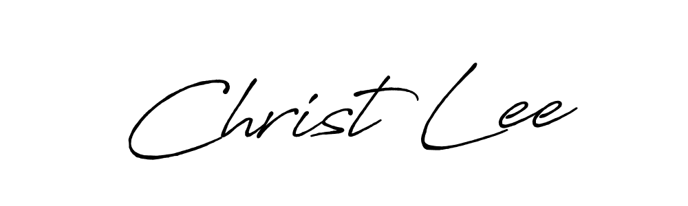 You should practise on your own different ways (Antro_Vectra_Bolder) to write your name (Christ Lee) in signature. don't let someone else do it for you. Christ Lee signature style 7 images and pictures png