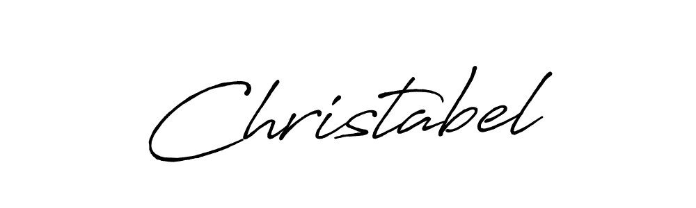 How to make Christabel signature? Antro_Vectra_Bolder is a professional autograph style. Create handwritten signature for Christabel name. Christabel signature style 7 images and pictures png