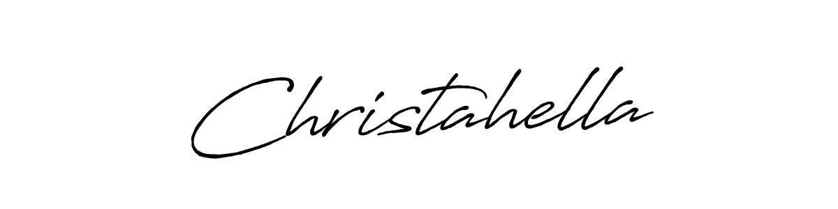 if you are searching for the best signature style for your name Christahella. so please give up your signature search. here we have designed multiple signature styles  using Antro_Vectra_Bolder. Christahella signature style 7 images and pictures png