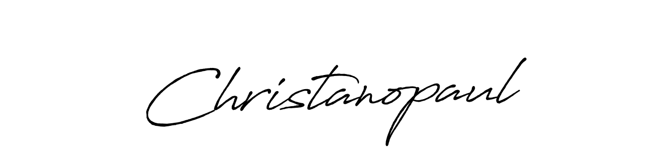 You should practise on your own different ways (Antro_Vectra_Bolder) to write your name (Christanopaul) in signature. don't let someone else do it for you. Christanopaul signature style 7 images and pictures png