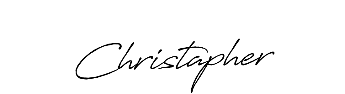Also we have Christapher name is the best signature style. Create professional handwritten signature collection using Antro_Vectra_Bolder autograph style. Christapher signature style 7 images and pictures png