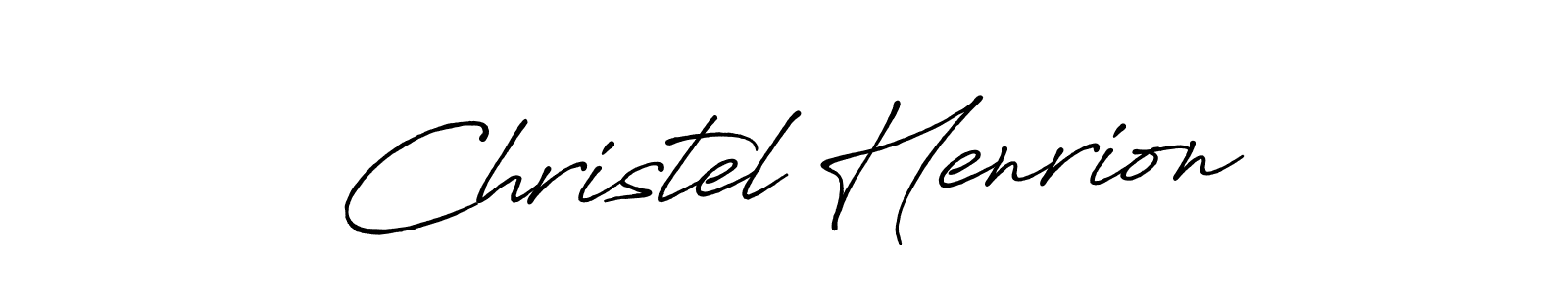 Also You can easily find your signature by using the search form. We will create Christel Henrion name handwritten signature images for you free of cost using Antro_Vectra_Bolder sign style. Christel Henrion signature style 7 images and pictures png