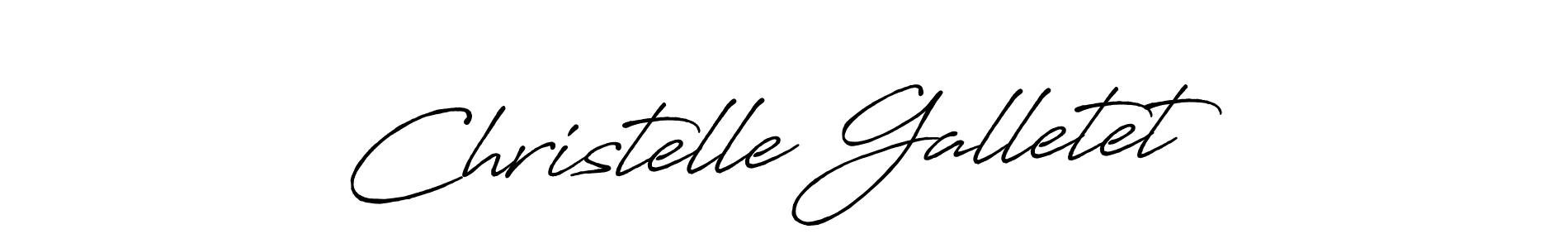 It looks lik you need a new signature style for name Christelle Galletet. Design unique handwritten (Antro_Vectra_Bolder) signature with our free signature maker in just a few clicks. Christelle Galletet signature style 7 images and pictures png