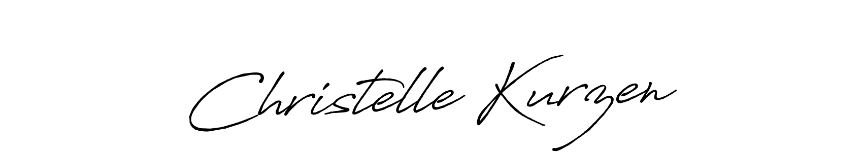 How to make Christelle Kurzen name signature. Use Antro_Vectra_Bolder style for creating short signs online. This is the latest handwritten sign. Christelle Kurzen signature style 7 images and pictures png