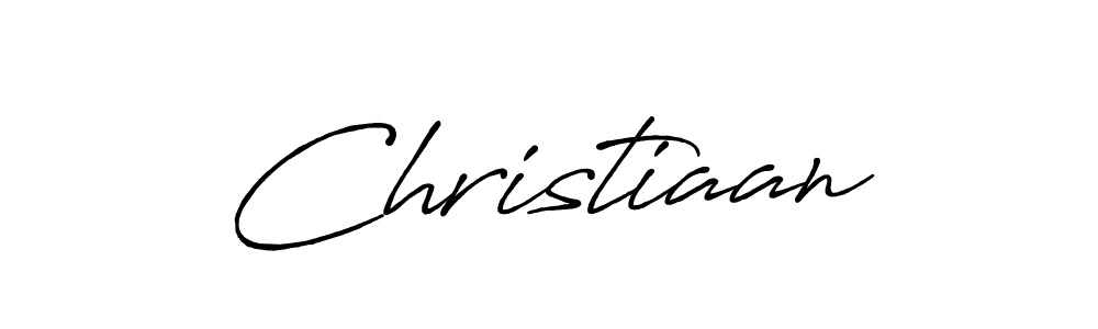 How to make Christiaan signature? Antro_Vectra_Bolder is a professional autograph style. Create handwritten signature for Christiaan name. Christiaan signature style 7 images and pictures png