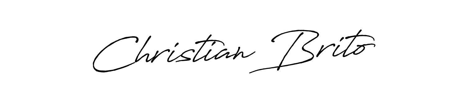 if you are searching for the best signature style for your name Christian Brito. so please give up your signature search. here we have designed multiple signature styles  using Antro_Vectra_Bolder. Christian Brito signature style 7 images and pictures png