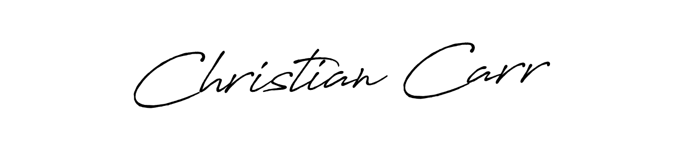 Christian Carr stylish signature style. Best Handwritten Sign (Antro_Vectra_Bolder) for my name. Handwritten Signature Collection Ideas for my name Christian Carr. Christian Carr signature style 7 images and pictures png