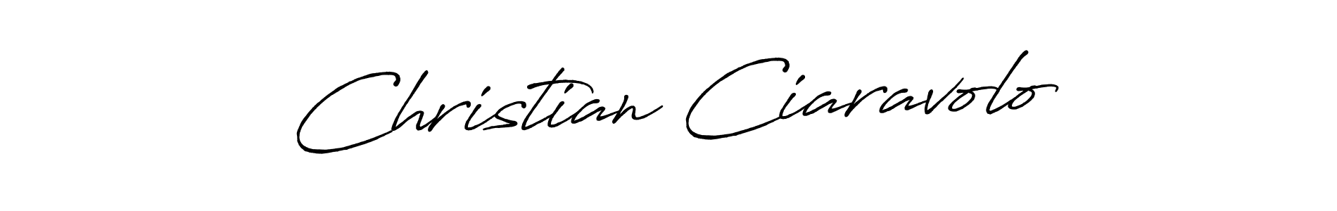You should practise on your own different ways (Antro_Vectra_Bolder) to write your name (Christian Ciaravolo) in signature. don't let someone else do it for you. Christian Ciaravolo signature style 7 images and pictures png