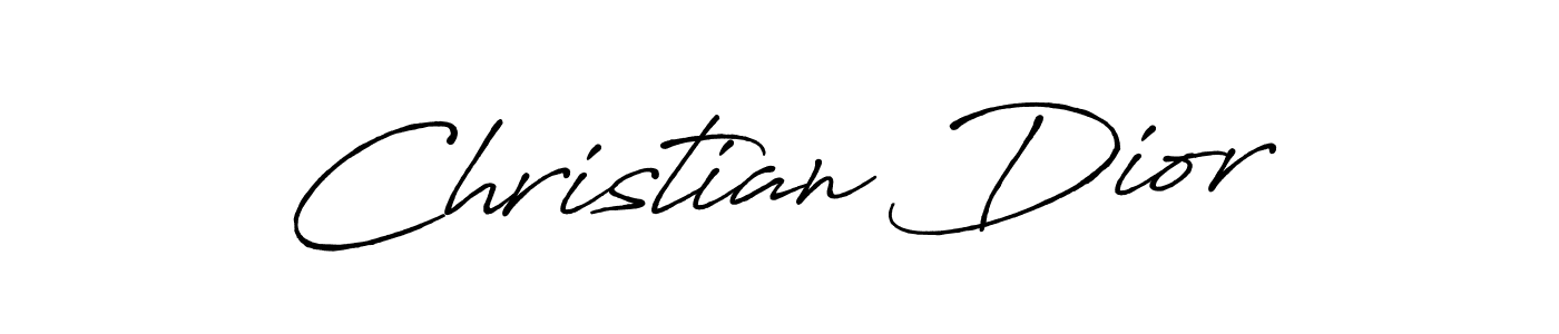 Design your own signature with our free online signature maker. With this signature software, you can create a handwritten (Antro_Vectra_Bolder) signature for name Christian Dior. Christian Dior signature style 7 images and pictures png