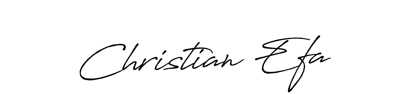 Similarly Antro_Vectra_Bolder is the best handwritten signature design. Signature creator online .You can use it as an online autograph creator for name Christian Efa. Christian Efa signature style 7 images and pictures png