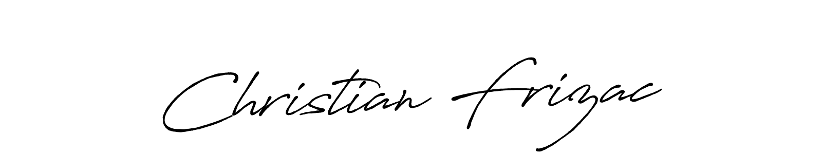 It looks lik you need a new signature style for name Christian Frizac. Design unique handwritten (Antro_Vectra_Bolder) signature with our free signature maker in just a few clicks. Christian Frizac signature style 7 images and pictures png