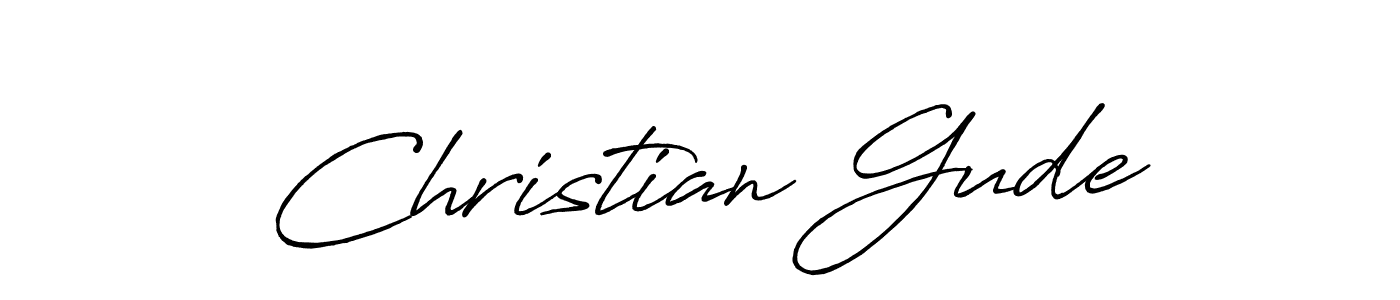 Once you've used our free online signature maker to create your best signature Antro_Vectra_Bolder style, it's time to enjoy all of the benefits that Christian Gude name signing documents. Christian Gude signature style 7 images and pictures png