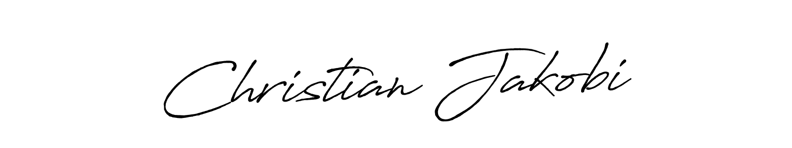 Also we have Christian Jakobi name is the best signature style. Create professional handwritten signature collection using Antro_Vectra_Bolder autograph style. Christian Jakobi signature style 7 images and pictures png