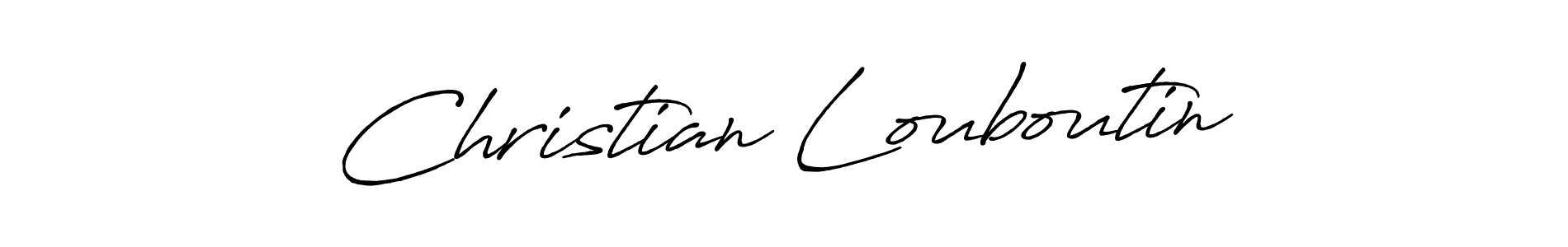 It looks lik you need a new signature style for name Christian Louboutin. Design unique handwritten (Antro_Vectra_Bolder) signature with our free signature maker in just a few clicks. Christian Louboutin signature style 7 images and pictures png