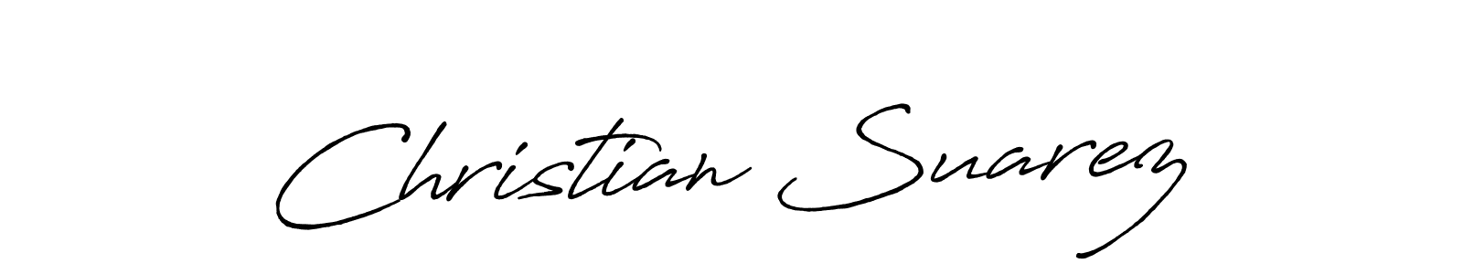 Make a beautiful signature design for name Christian Suarez. Use this online signature maker to create a handwritten signature for free. Christian Suarez signature style 7 images and pictures png