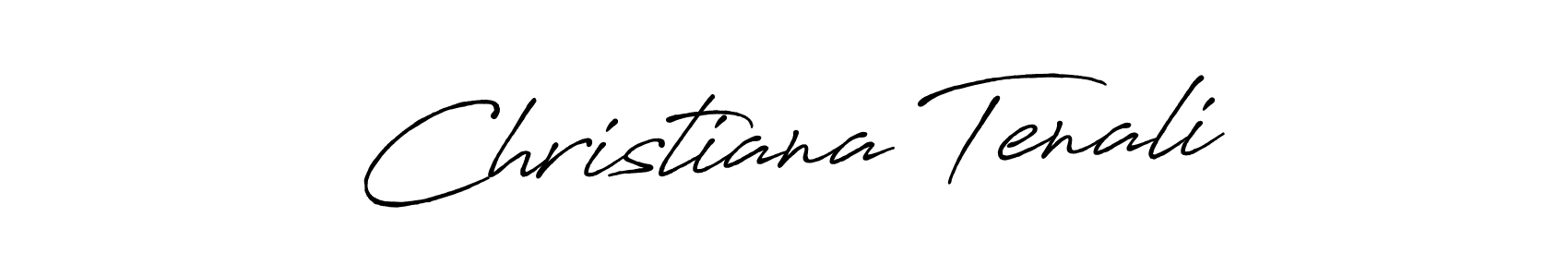Create a beautiful signature design for name Christiana Tenali. With this signature (Antro_Vectra_Bolder) fonts, you can make a handwritten signature for free. Christiana Tenali signature style 7 images and pictures png