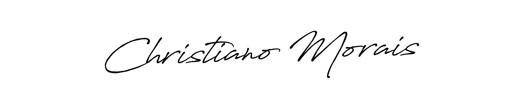 Antro_Vectra_Bolder is a professional signature style that is perfect for those who want to add a touch of class to their signature. It is also a great choice for those who want to make their signature more unique. Get Christiano Morais name to fancy signature for free. Christiano Morais signature style 7 images and pictures png
