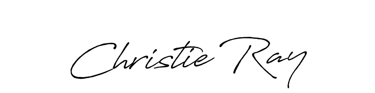 Also we have Christie Ray name is the best signature style. Create professional handwritten signature collection using Antro_Vectra_Bolder autograph style. Christie Ray signature style 7 images and pictures png