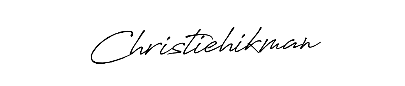 Also we have Christiehikman name is the best signature style. Create professional handwritten signature collection using Antro_Vectra_Bolder autograph style. Christiehikman signature style 7 images and pictures png