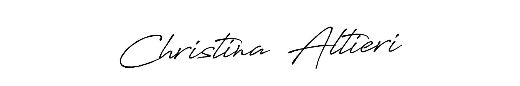 You can use this online signature creator to create a handwritten signature for the name Christina  Altieri. This is the best online autograph maker. Christina  Altieri signature style 7 images and pictures png