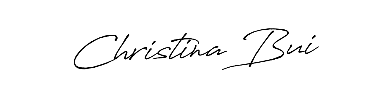 Also You can easily find your signature by using the search form. We will create Christina Bui name handwritten signature images for you free of cost using Antro_Vectra_Bolder sign style. Christina Bui signature style 7 images and pictures png