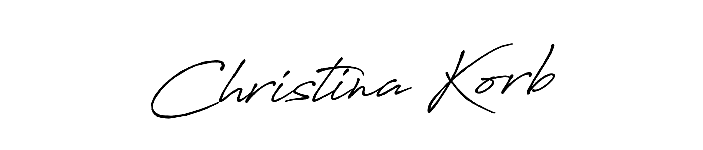 Also we have Christina Korb name is the best signature style. Create professional handwritten signature collection using Antro_Vectra_Bolder autograph style. Christina Korb signature style 7 images and pictures png