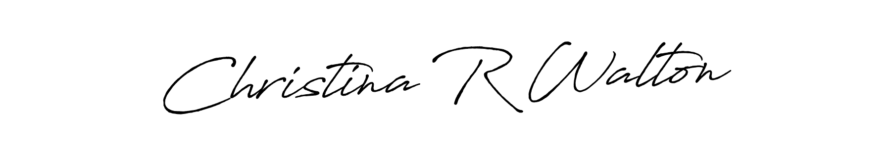 Antro_Vectra_Bolder is a professional signature style that is perfect for those who want to add a touch of class to their signature. It is also a great choice for those who want to make their signature more unique. Get Christina R Walton name to fancy signature for free. Christina R Walton signature style 7 images and pictures png