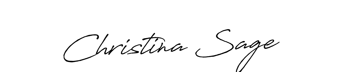 Antro_Vectra_Bolder is a professional signature style that is perfect for those who want to add a touch of class to their signature. It is also a great choice for those who want to make their signature more unique. Get Christina Sage name to fancy signature for free. Christina Sage signature style 7 images and pictures png