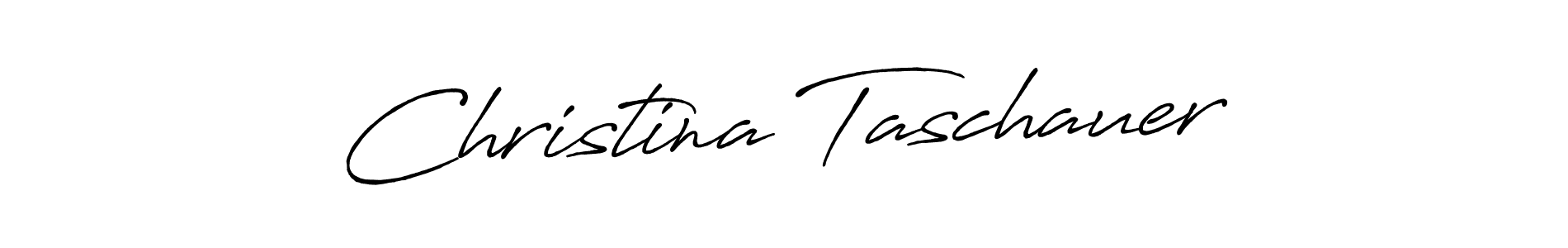 How to make Christina Taschauer name signature. Use Antro_Vectra_Bolder style for creating short signs online. This is the latest handwritten sign. Christina Taschauer signature style 7 images and pictures png