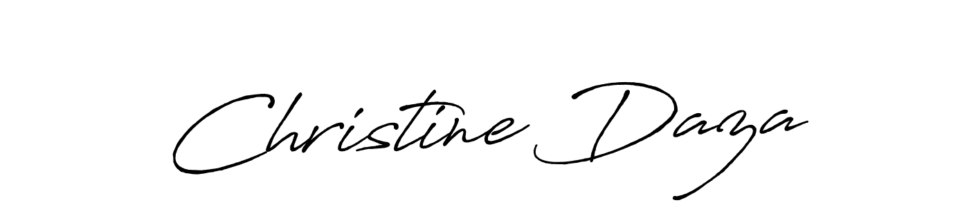 It looks lik you need a new signature style for name Christine Daza. Design unique handwritten (Antro_Vectra_Bolder) signature with our free signature maker in just a few clicks. Christine Daza signature style 7 images and pictures png
