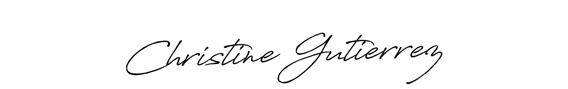 Similarly Antro_Vectra_Bolder is the best handwritten signature design. Signature creator online .You can use it as an online autograph creator for name Christine Gutierrez. Christine Gutierrez signature style 7 images and pictures png