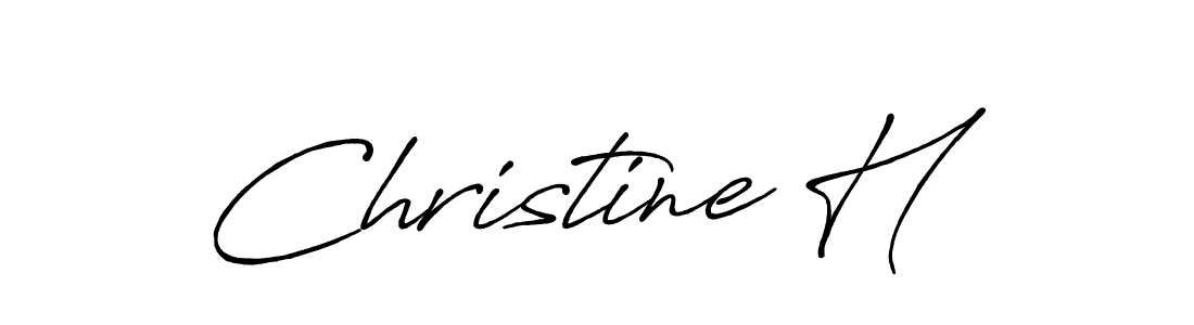 See photos of Christine H official signature by Spectra . Check more albums & portfolios. Read reviews & check more about Antro_Vectra_Bolder font. Christine H signature style 7 images and pictures png