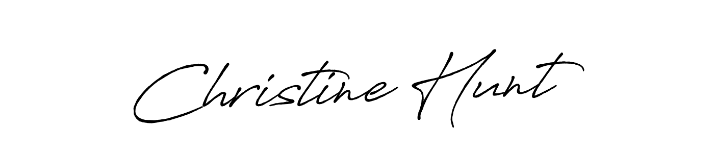 Make a short Christine Hunt signature style. Manage your documents anywhere anytime using Antro_Vectra_Bolder. Create and add eSignatures, submit forms, share and send files easily. Christine Hunt signature style 7 images and pictures png
