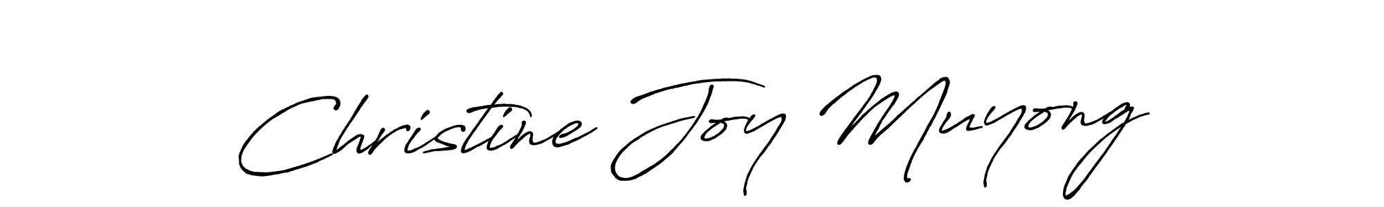 Similarly Antro_Vectra_Bolder is the best handwritten signature design. Signature creator online .You can use it as an online autograph creator for name Christine Joy Muyong. Christine Joy Muyong signature style 7 images and pictures png