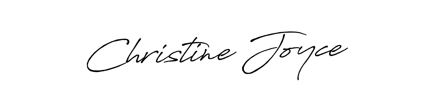 Use a signature maker to create a handwritten signature online. With this signature software, you can design (Antro_Vectra_Bolder) your own signature for name Christine Joyce. Christine Joyce signature style 7 images and pictures png