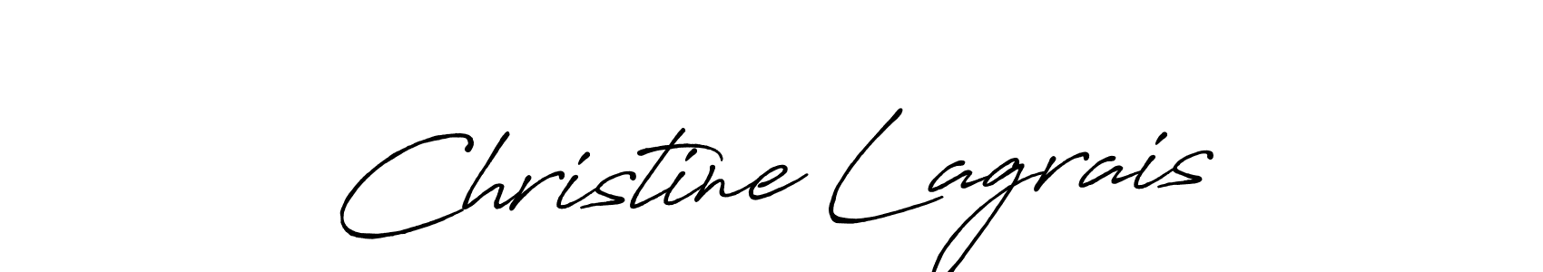 Use a signature maker to create a handwritten signature online. With this signature software, you can design (Antro_Vectra_Bolder) your own signature for name Christine Lagrais. Christine Lagrais signature style 7 images and pictures png