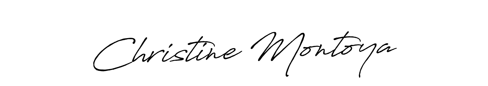 It looks lik you need a new signature style for name Christine Montoya. Design unique handwritten (Antro_Vectra_Bolder) signature with our free signature maker in just a few clicks. Christine Montoya signature style 7 images and pictures png