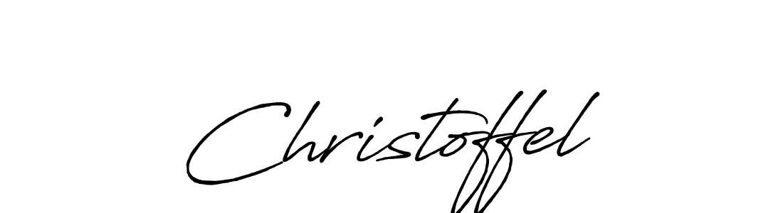 How to make Christoffel signature? Antro_Vectra_Bolder is a professional autograph style. Create handwritten signature for Christoffel name. Christoffel signature style 7 images and pictures png
