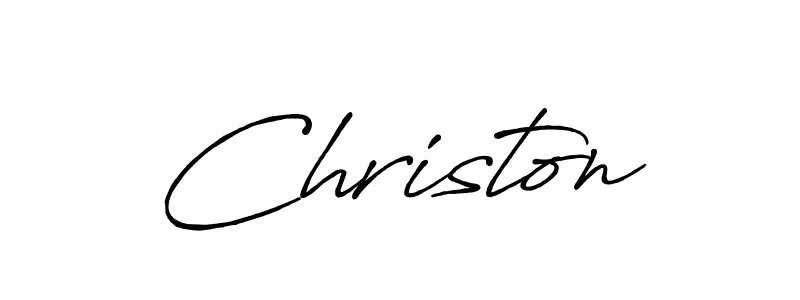 It looks lik you need a new signature style for name Christon. Design unique handwritten (Antro_Vectra_Bolder) signature with our free signature maker in just a few clicks. Christon signature style 7 images and pictures png