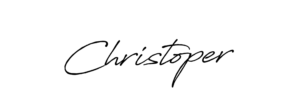 Similarly Antro_Vectra_Bolder is the best handwritten signature design. Signature creator online .You can use it as an online autograph creator for name Christoper. Christoper signature style 7 images and pictures png