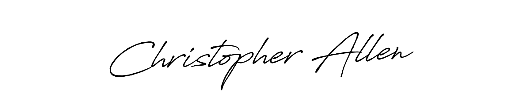 Once you've used our free online signature maker to create your best signature Antro_Vectra_Bolder style, it's time to enjoy all of the benefits that Christopher Allen name signing documents. Christopher Allen signature style 7 images and pictures png