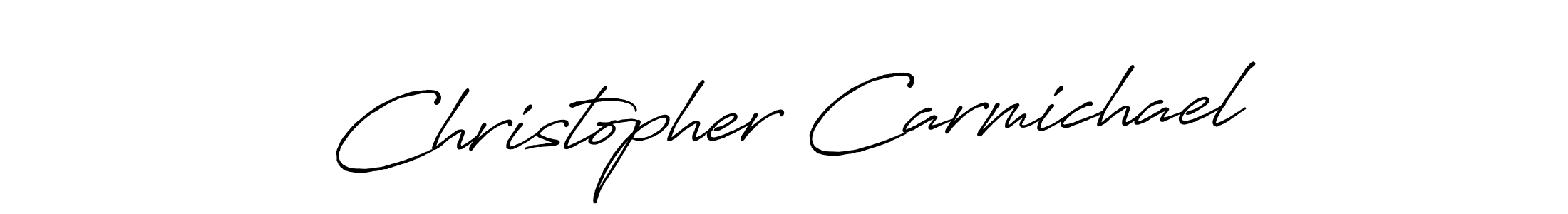 Also we have Christopher Carmichael name is the best signature style. Create professional handwritten signature collection using Antro_Vectra_Bolder autograph style. Christopher Carmichael signature style 7 images and pictures png