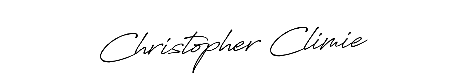 You should practise on your own different ways (Antro_Vectra_Bolder) to write your name (Christopher Climie) in signature. don't let someone else do it for you. Christopher Climie signature style 7 images and pictures png