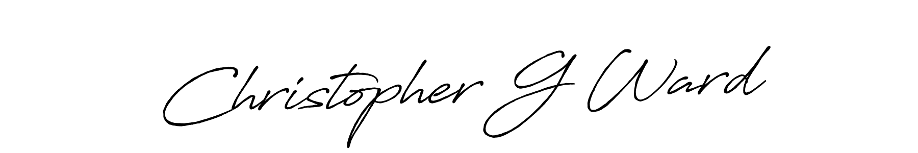 Make a short Christopher G Ward signature style. Manage your documents anywhere anytime using Antro_Vectra_Bolder. Create and add eSignatures, submit forms, share and send files easily. Christopher G Ward signature style 7 images and pictures png